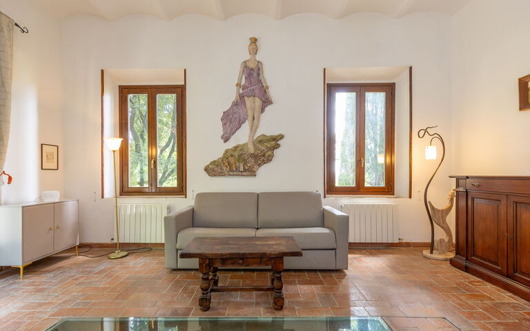 Accommodation Casiere: Living Room