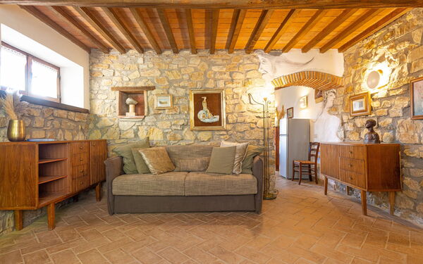 Accommodation Boscaiolo: Living Room
