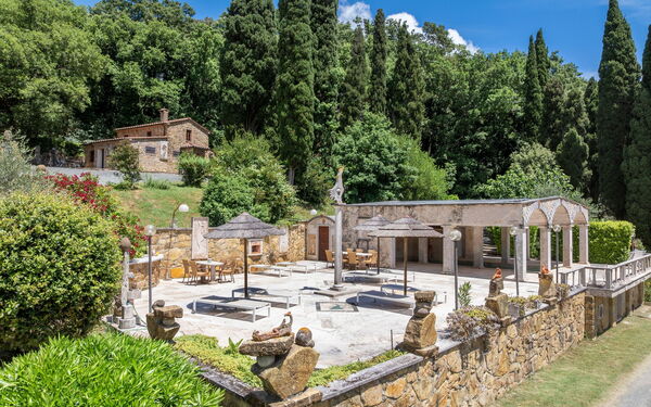 Le Querciolaie with Geothermal Pool: Hot Tub, Outdoor, Pool, Scenic View