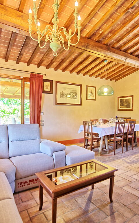 Casa Cipressi: Dining Room, Living Room