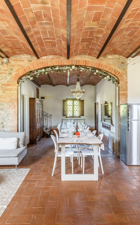 Villa Castiglione: Dining Room, Kitchen, Living Room