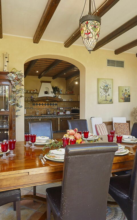 Villa Oasi: Dining Room