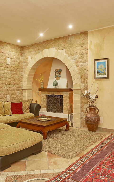 Villa Oasi: Living Room