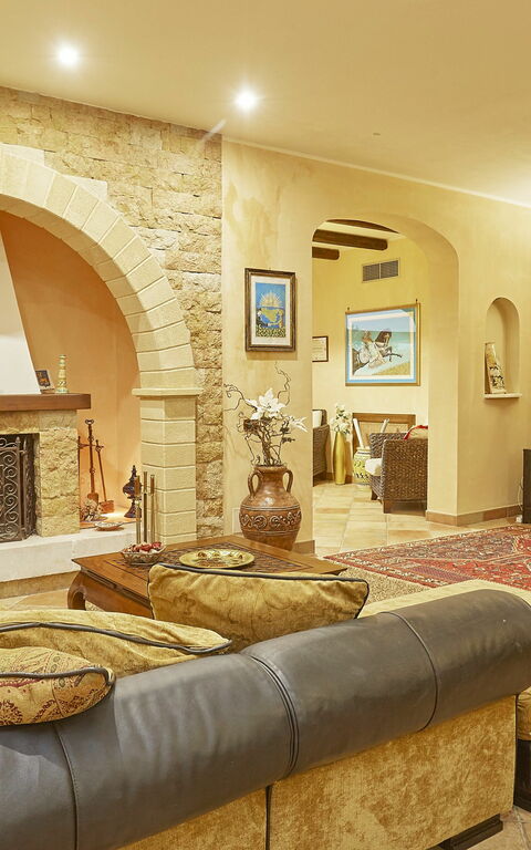 Villa Oasi: Living Room