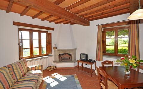 Accommodation Civetta 2: Dining Room, Living Room