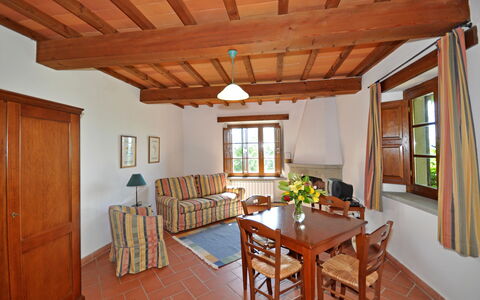 Accommodation Civetta 2: Dining Room, Living Room