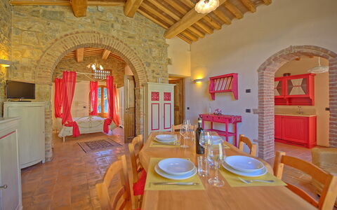 Accommodation Arturo 2 - Dependance: Dining Room, Living Room