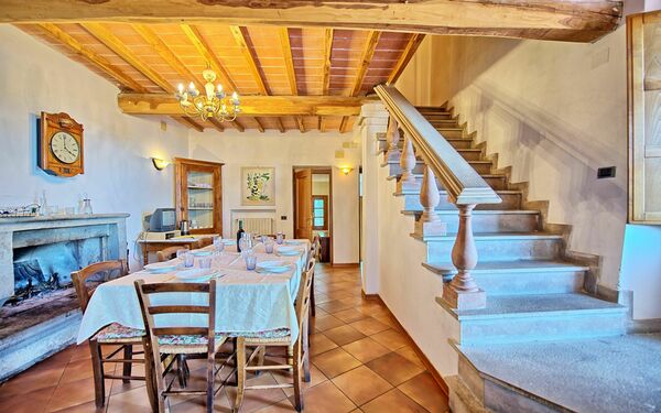 Accommodation Fienile: Dining Room, Living Room