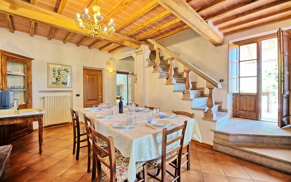 Accommodation Fienile: Dining Room, Kitchen, Living Room