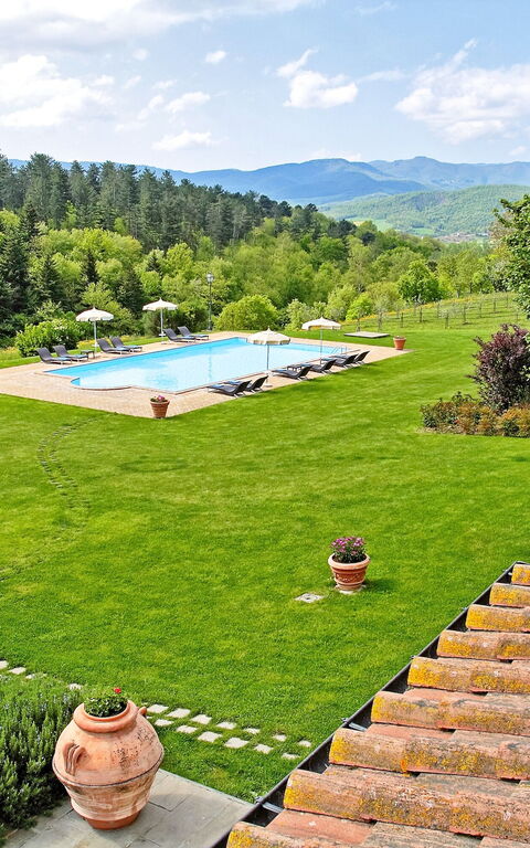 Villa Sant' Angelo: Garden, Pool