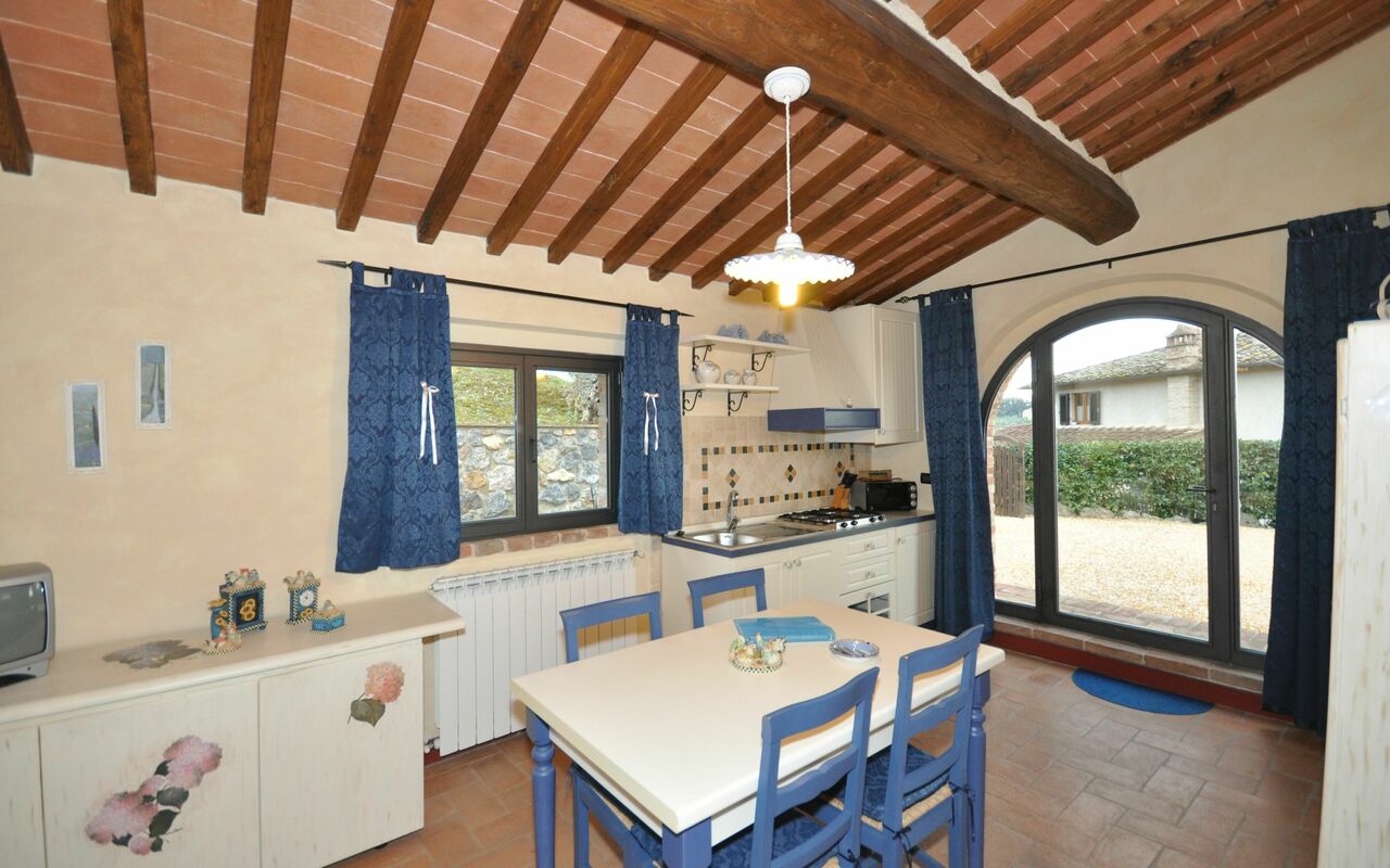 Accommodation Ortensia: Dining Room, Kitchen, Living Room