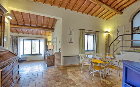 Accommodation La Capanna: Dining Room, Kitchen