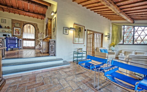 Accommodation La Capanna: Living Room