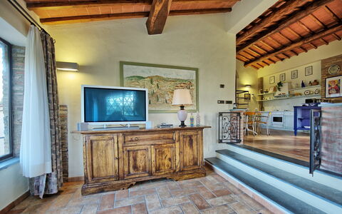 Accommodation La Capanna: Living Room