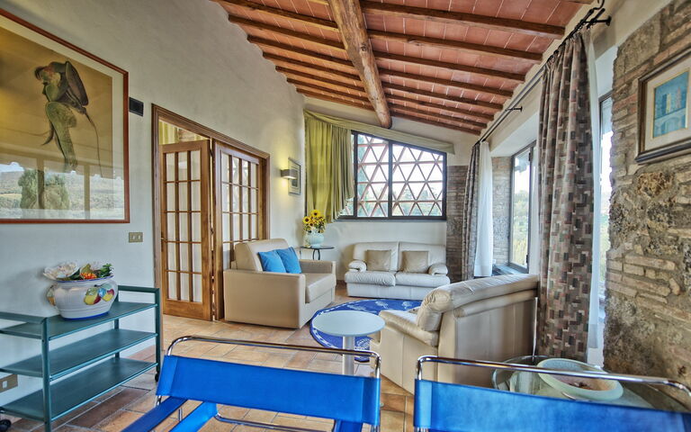 Accommodation La Capanna: Living Room