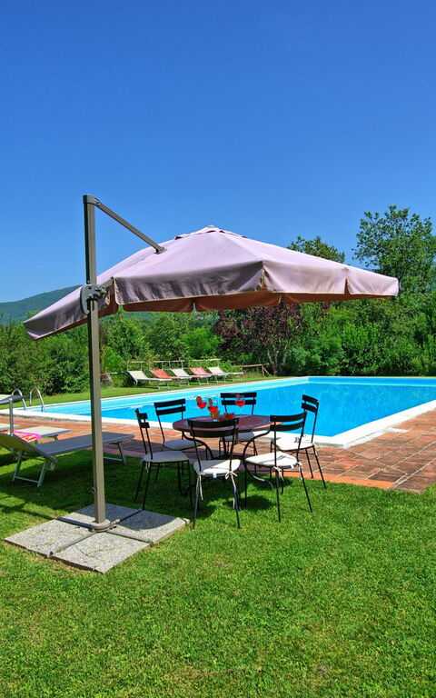 Villa Campogialli: Garden, Pool