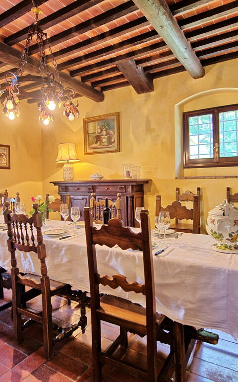 Villa Campogialli: Dining Room, Kitchen