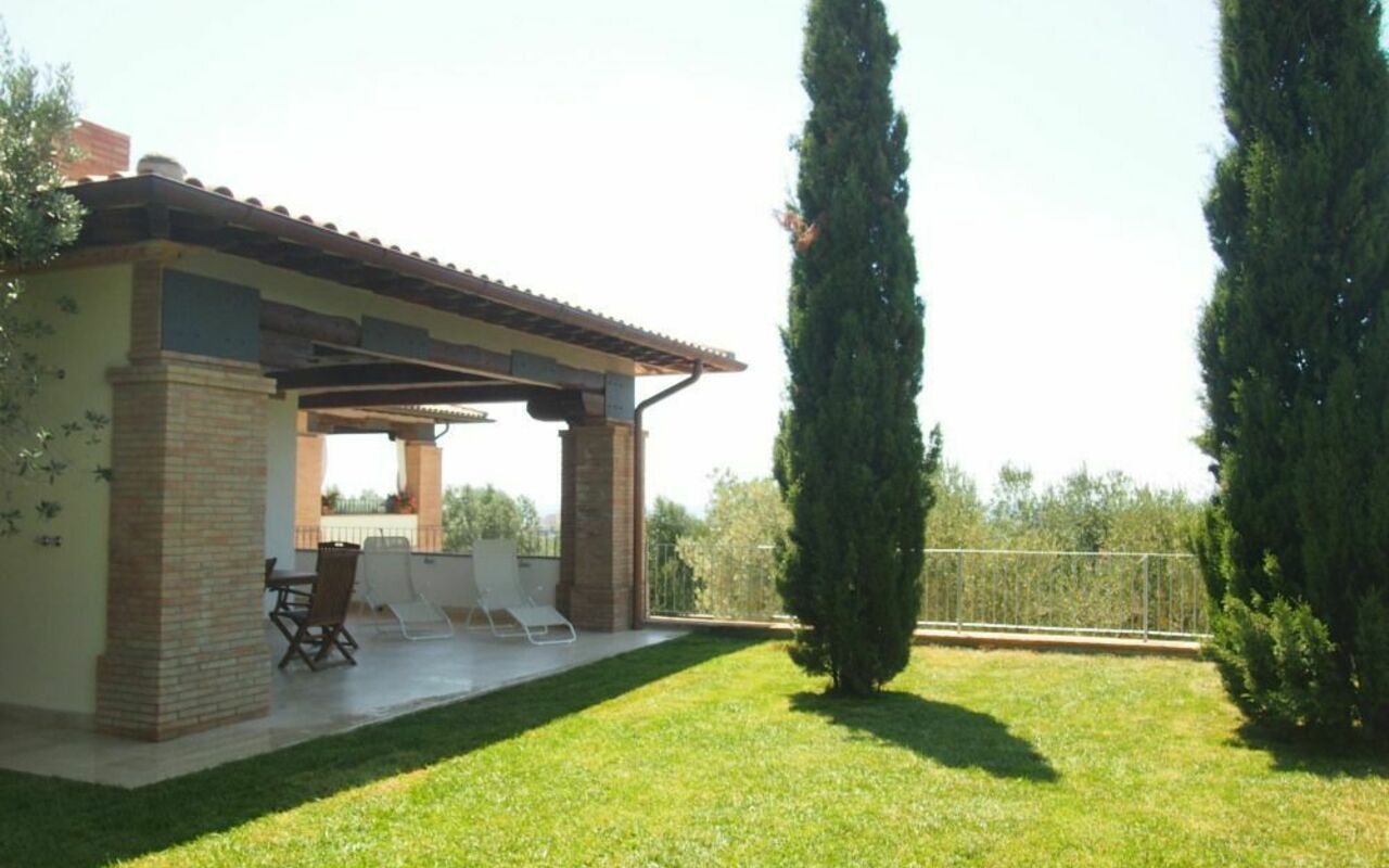 Villa Dei Cipressi: Balcony / Terrace / Patio, Building Exterior, Garden, Outdoor