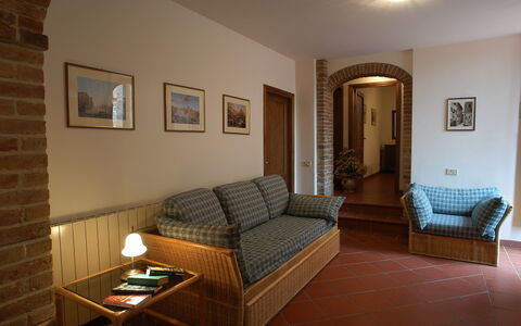 Accommodation La Valle 7: Living Room