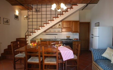 Accommodation La Valle 2: Dining Room, Kitchen, Living Room