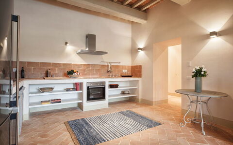 Accommodation La Valle 2 Castelfalfi: Kitchen