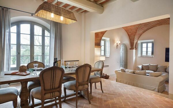 Accommodation La Valle 2 Castelfalfi: Living Room