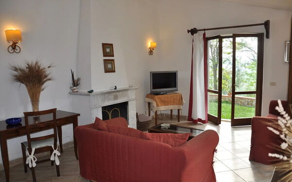 Accommodation Amiata: Living Room