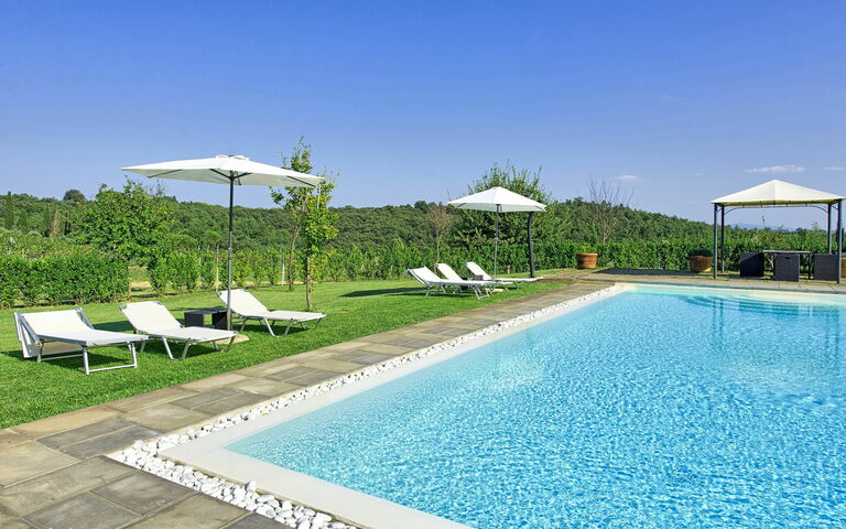 Podere Romina: Garden, Pool