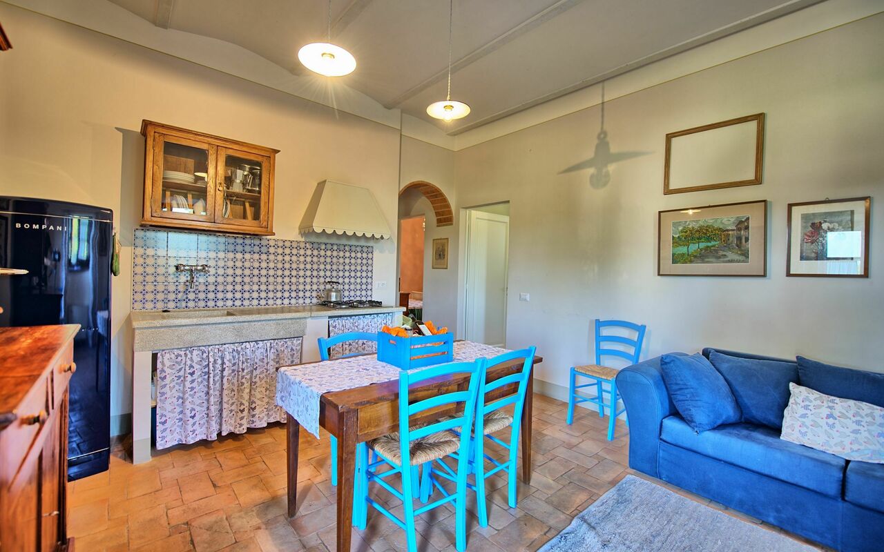 Accommodation Stalla Apartment: Dining Room, Kitchen, Living Room