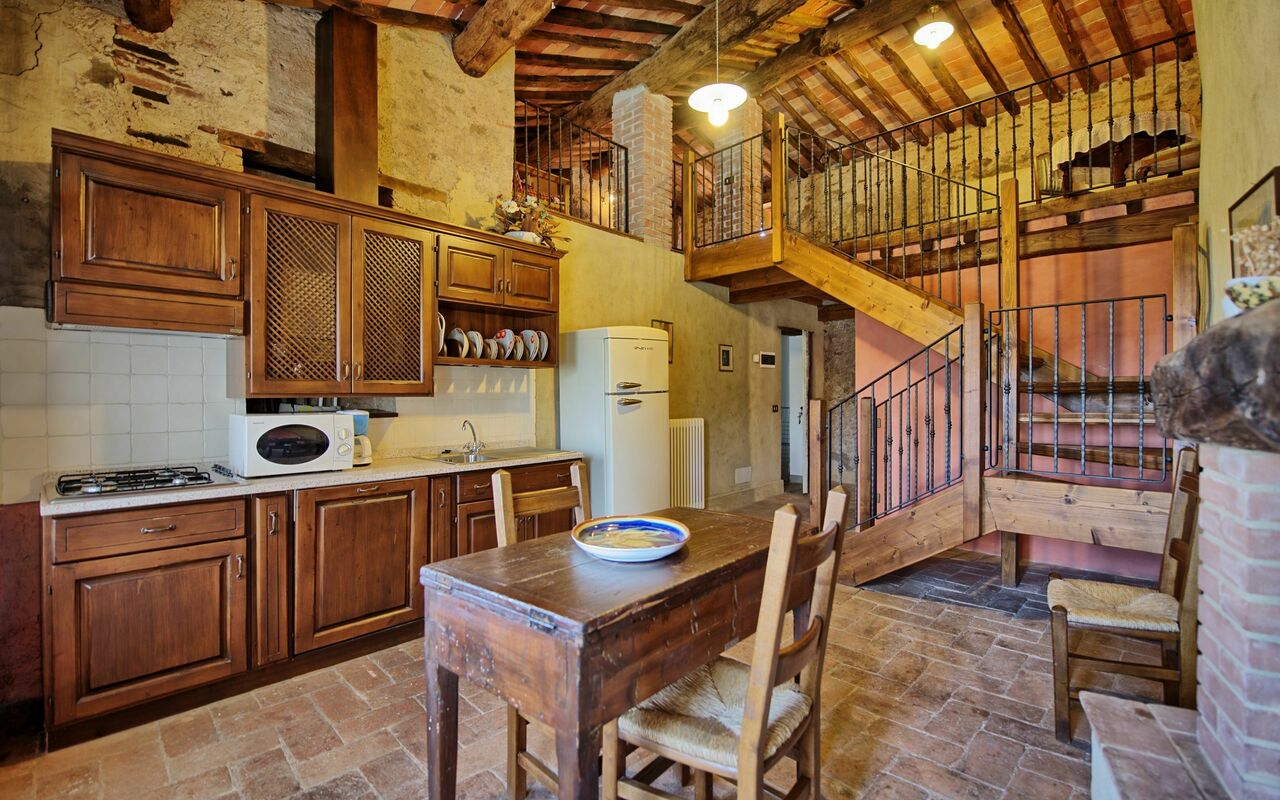 Accommodation Torre: Dining Room, Kitchen