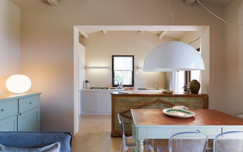 Accommodation Isla Verde - Ulivi: Dining Room, Living Room