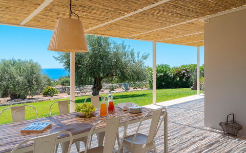 Accommodation Isla Verde - Carrubi: Balcony / Terrace / Patio, Building Exterior, Garden, Outdoor, Scenic View