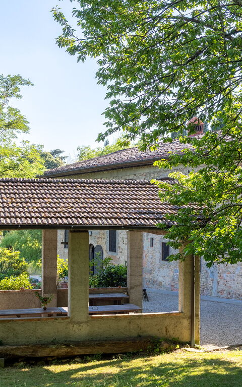 Casale Giotto: Balcony / Terrace / Patio, Building Exterior, Outdoor