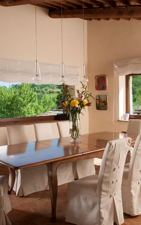 Casale Porano: Dining Room, Living Room