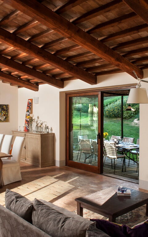 Casale Porano: Dining Room, Living Room