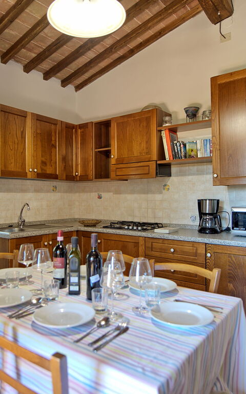 Villa Picchio: Dining Room, Kitchen, Living Room