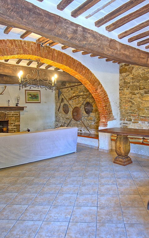 Villa Uccellaia: Living Room