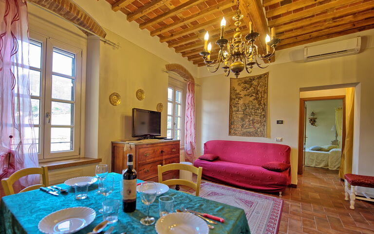 Accommodation Flavia 6: Dining Room, Living Room