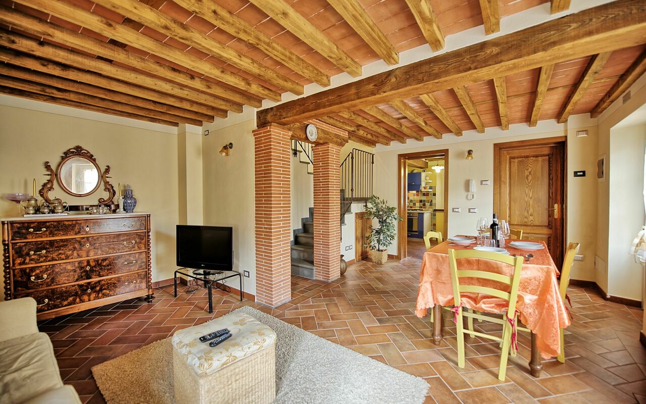 Accommodation Flavia 3: Dining Room, Living Room