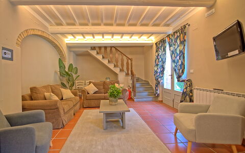 Accommodation Fienile: Living Room