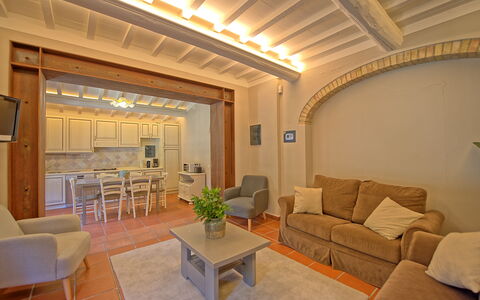 Accommodation Fienile: Living Room