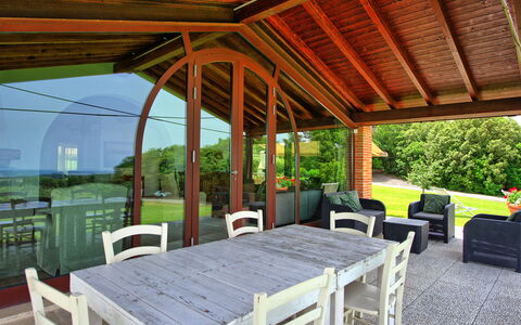 Accommodation Marcello: Balcony / Terrace / Patio, Outdoor, Summer