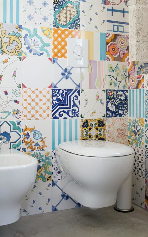 Trullo Torre Suda: Bathroom