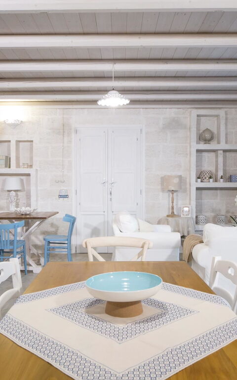 Trullo Torre Suda: Dining Room, Kitchen