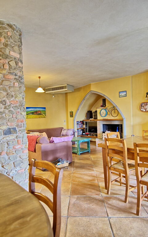 Villa Poggiospinoso: Common Room, Dining Room
