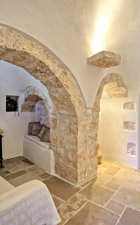 Trullo Pascarosa: Living Room