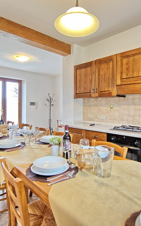 Casale Daniele: Dining Room, Kitchen