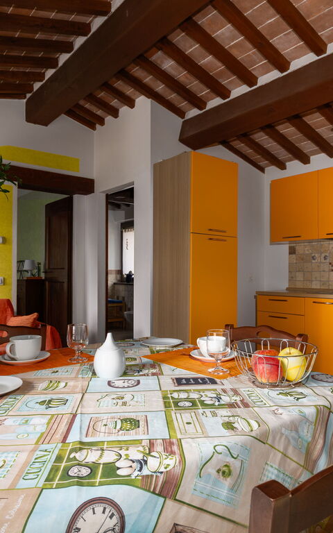 Casale Tiziano: Dining Room, Kitchen