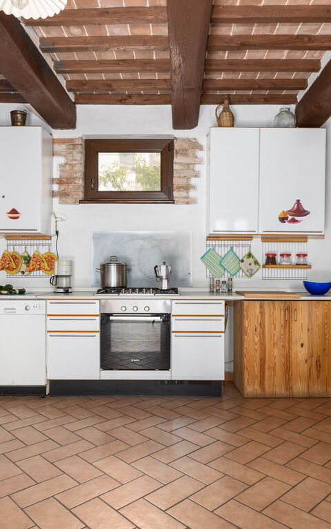 Casale Tiziano: Kitchen