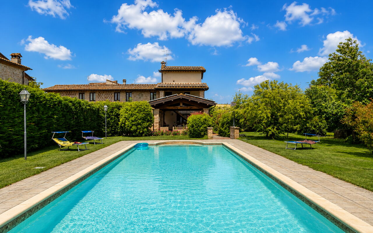 Casale Tiziano: Building Exterior, Garden, Outdoor, Pool